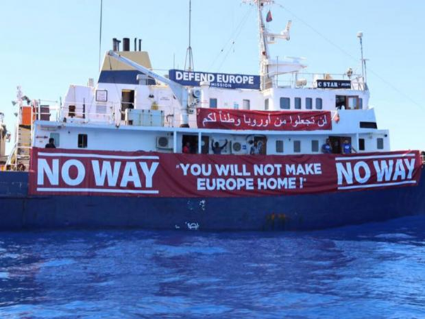 Far-right ship stopping refugees ends its mission after multiple setbacks