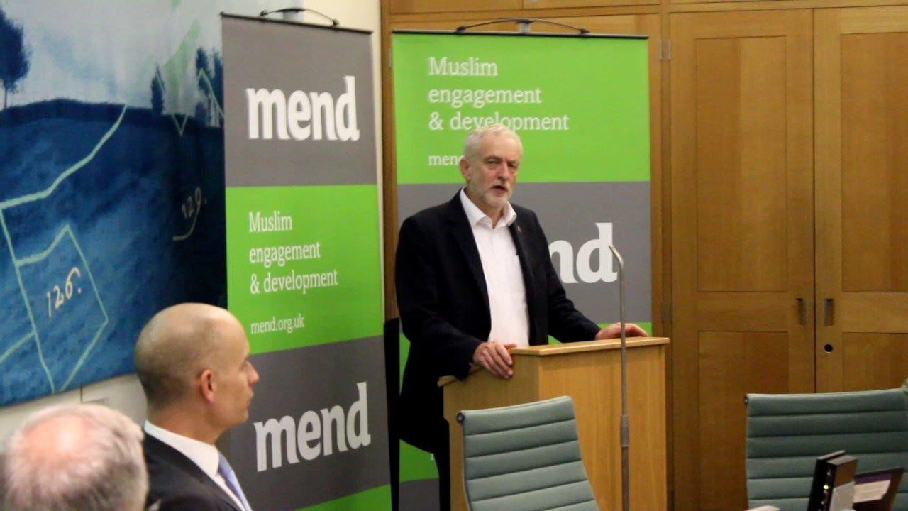 Jeremy Corbyn launches Islamophobia Awareness Month 2017 in Parliament with MEND