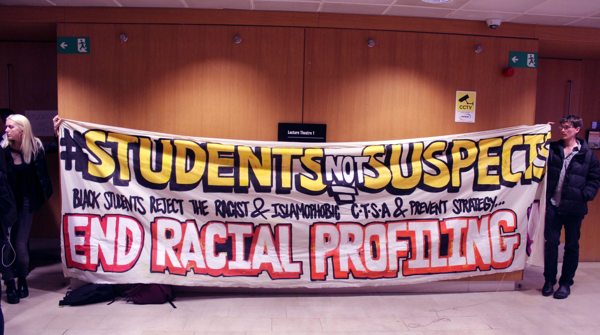Students from University of Westminster march against PREVENT