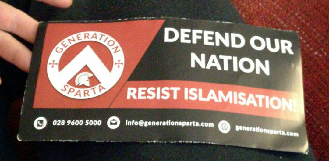 Islamophobic leaflets pushed through letterboxes in Belfast