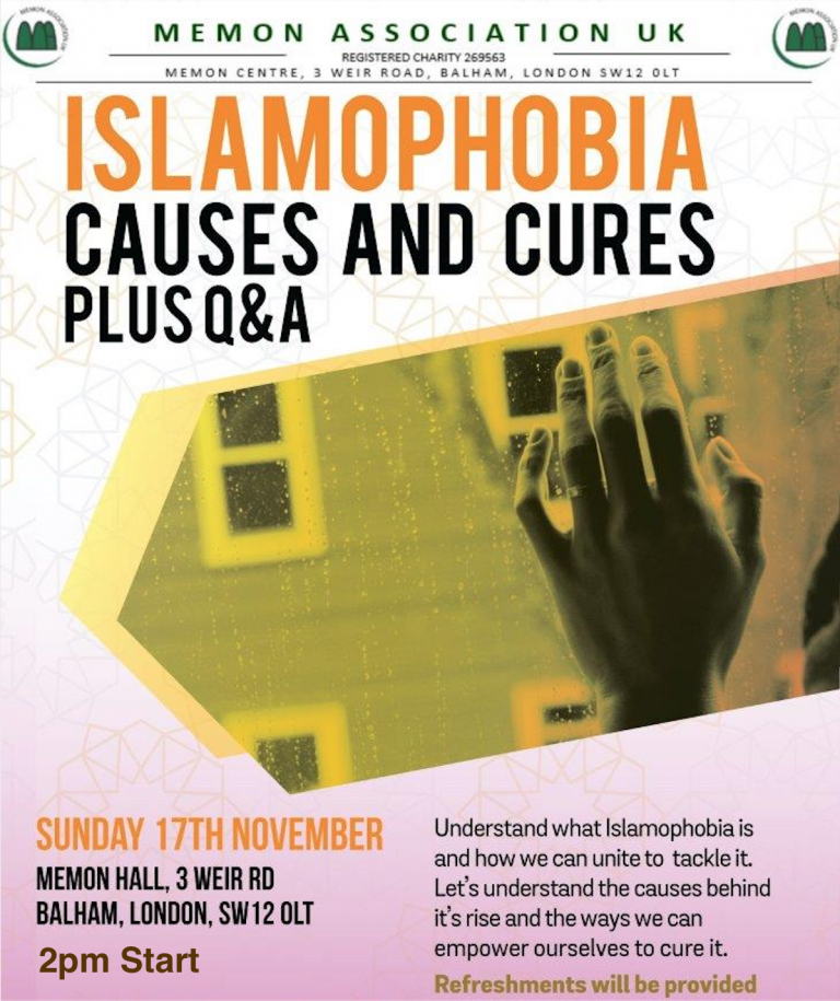 Causes And Cures Of Islamophobia At The Memon Centre Muslim